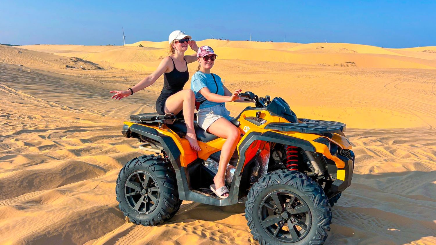 Mui Ne ATV Ride Rental Service at the White Sand Dunes